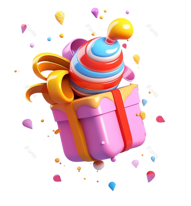 装饰图片,节日元素,卡通PNG,立体免抠素材